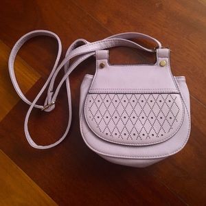 Lavender Purple Crossbody Bag